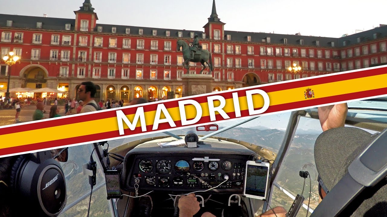 Destination Madrid, Vol en ULM France-Espagne
