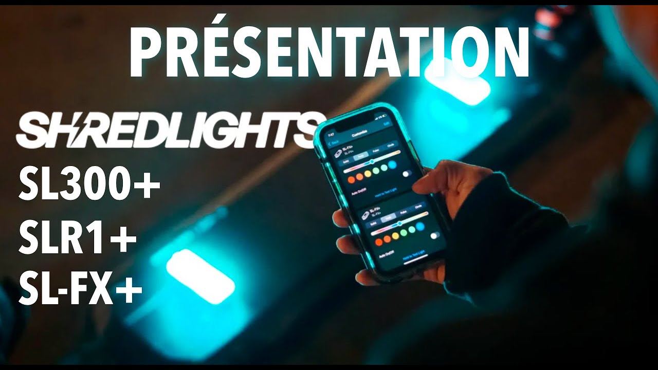 Présentation des Shredlights série PLUS : SL300+, SL-R1+ et SL-FX+