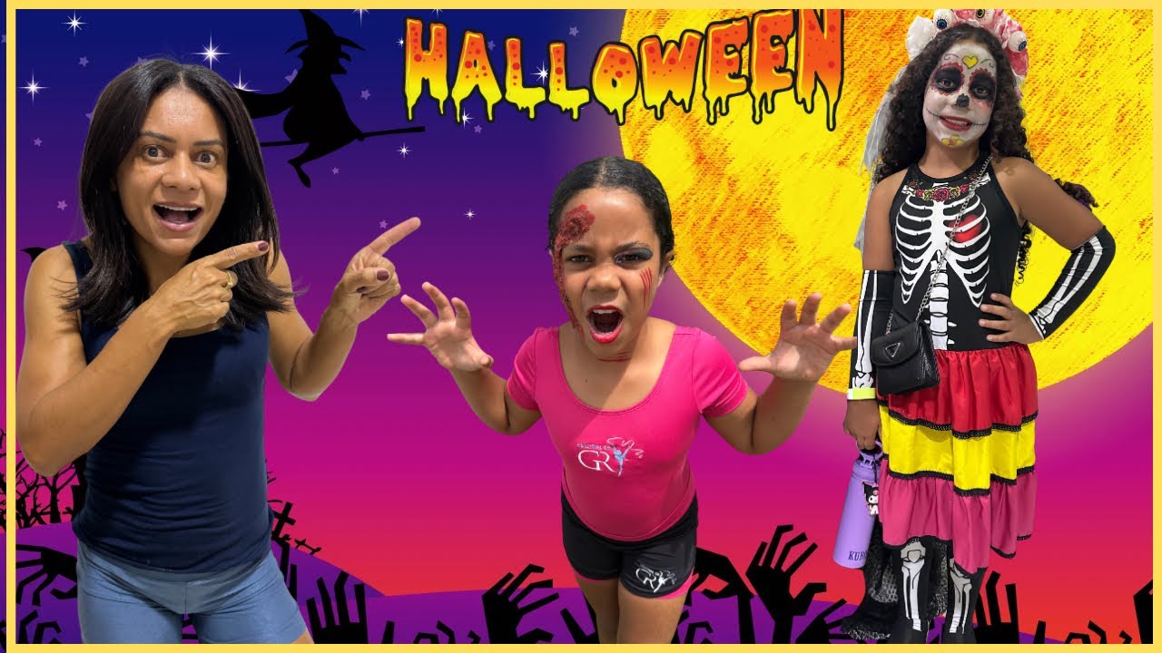 MARINA SE TRANSFORMOU EM UMA CAVEIRA MEXICANA! HALLOWEEN 🎃 
