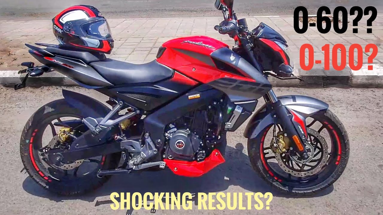 BS6 Pulsar NS200 Acceleration | 0-60 & 0-100 Test