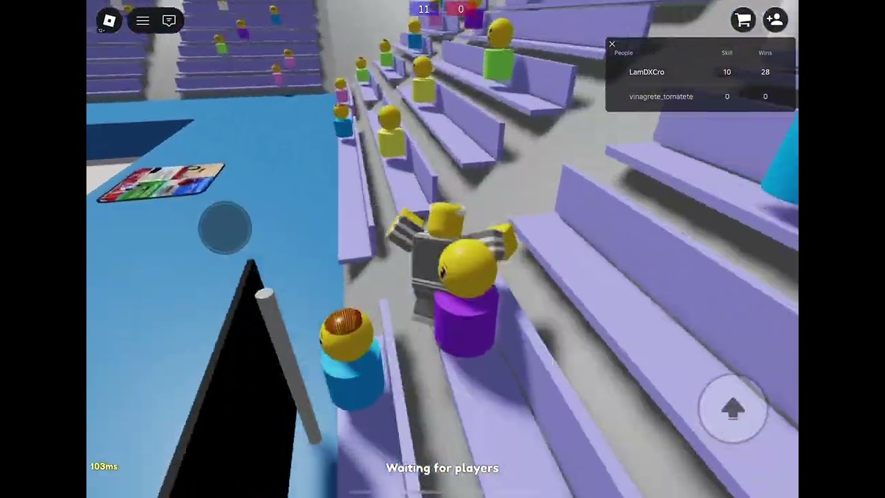 Touch Volleyball with random people in public server