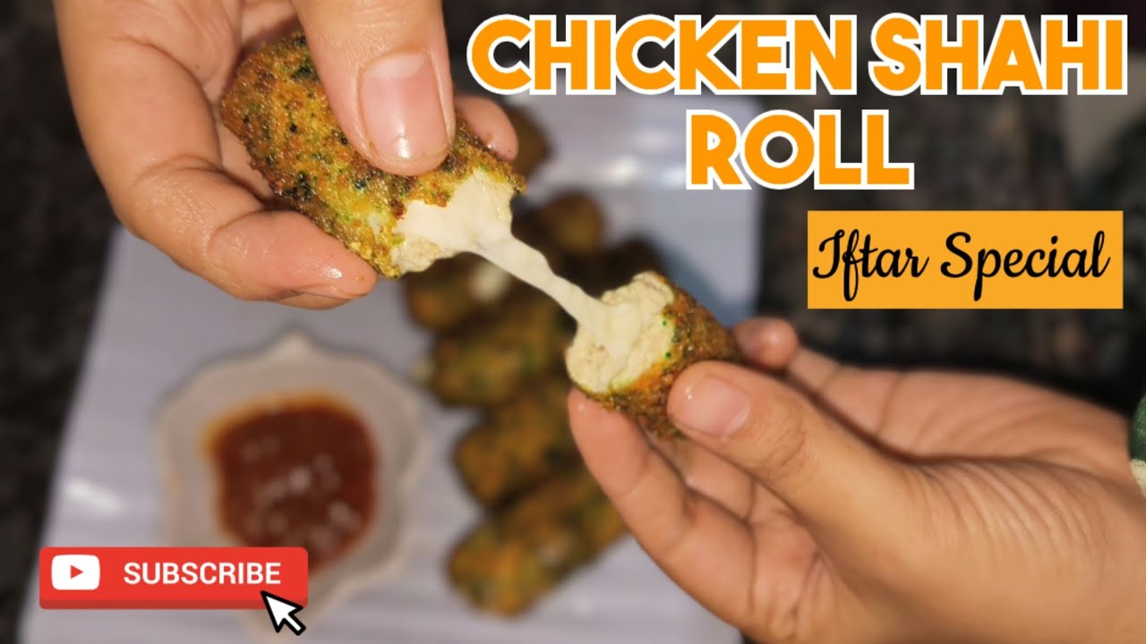 15 Minute Iftar! 😍 Crispy Chicken Shahi Rolls (The Best Cheese Pull!)