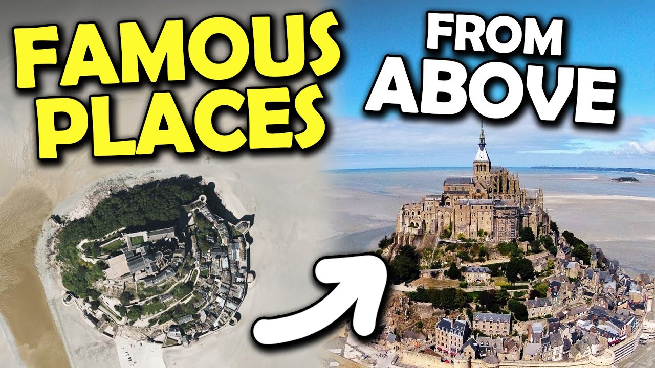 Can you recognize these FAMOUS PLACES from above?