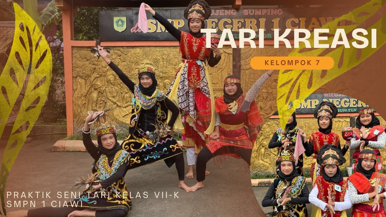 VII-K || Dokumentasi Praktik Seni Tari Siswa Kelas - KELOMPOK 7
