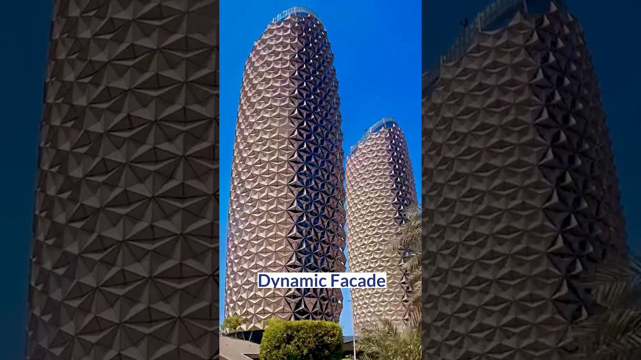 Architectural Wonders of Al Bahar Towers! #fyp #shorts #architecture #design #modernarchitecture