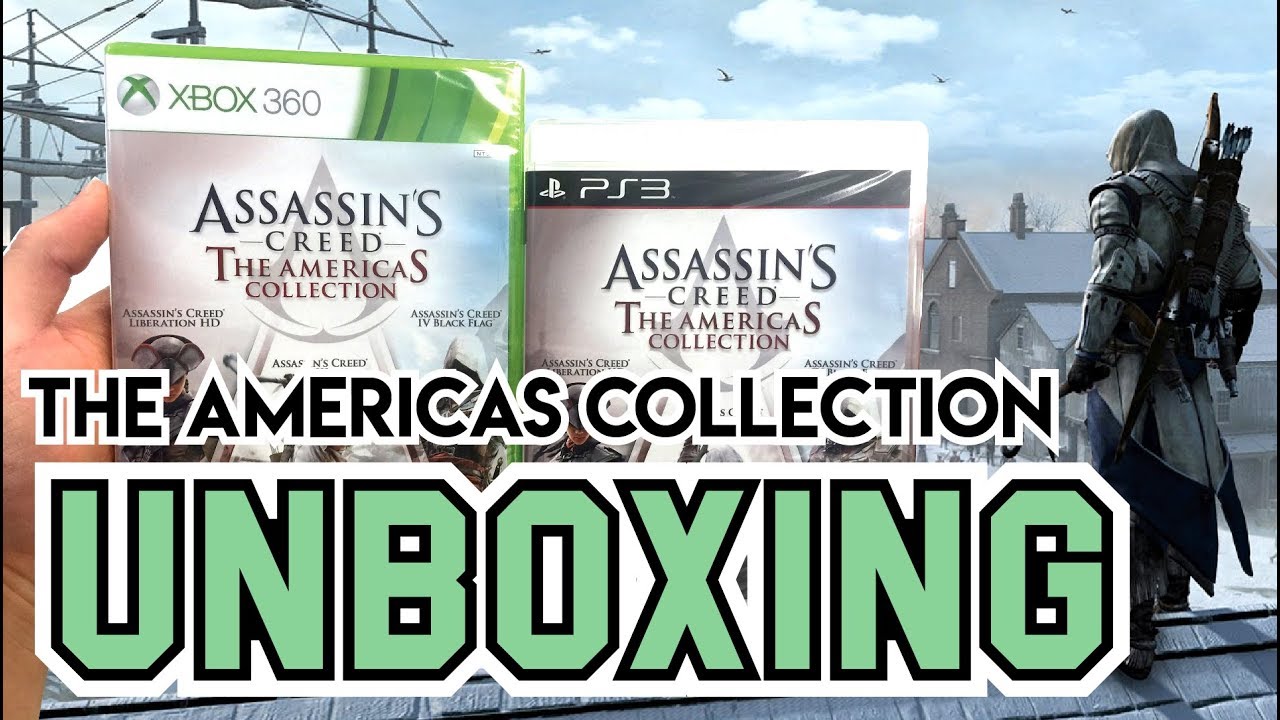 Assassin's Creed The AmericaS Collection Unboxing!! (PS3 / Xbox360)