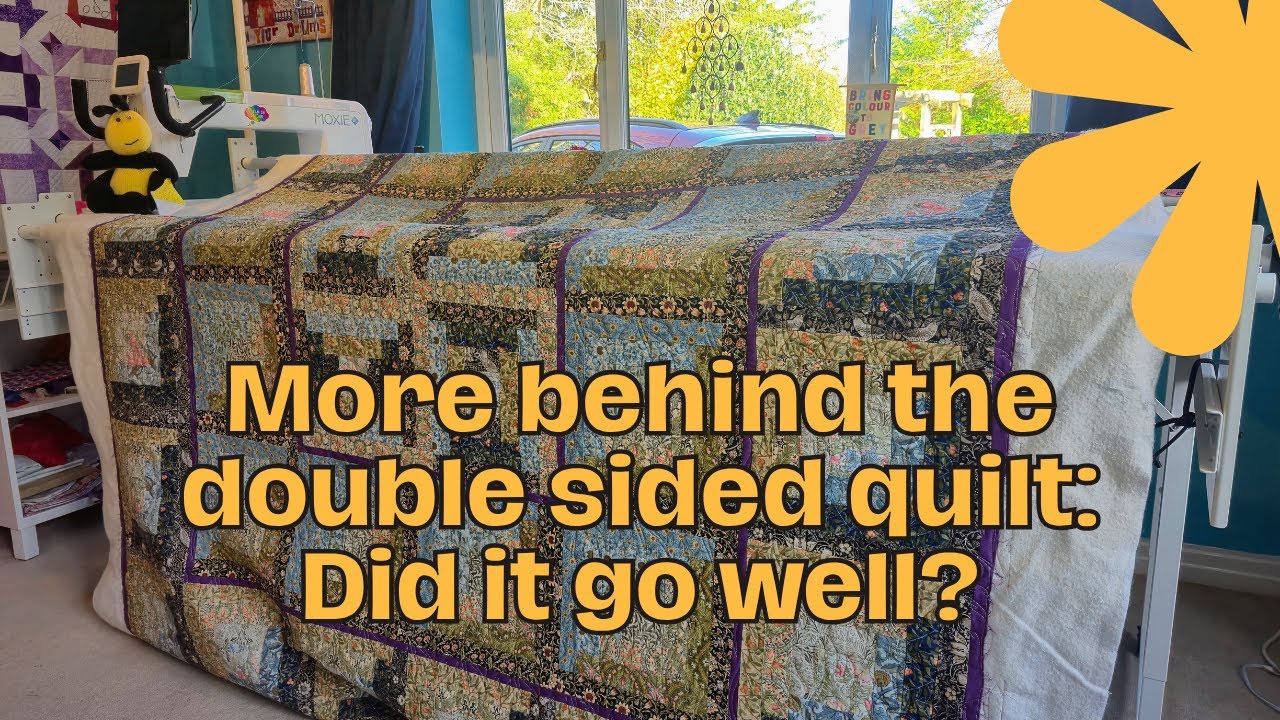 Rolling Off the Frame! Full Longarm Quilting Reveal on Lady Mollington #handiquilter #moxiexl