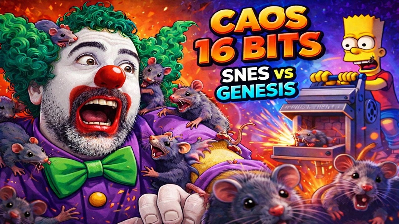 KRUSTY ROMPE LA CASA 💥 ¿SNES O GENESIS? 🎮