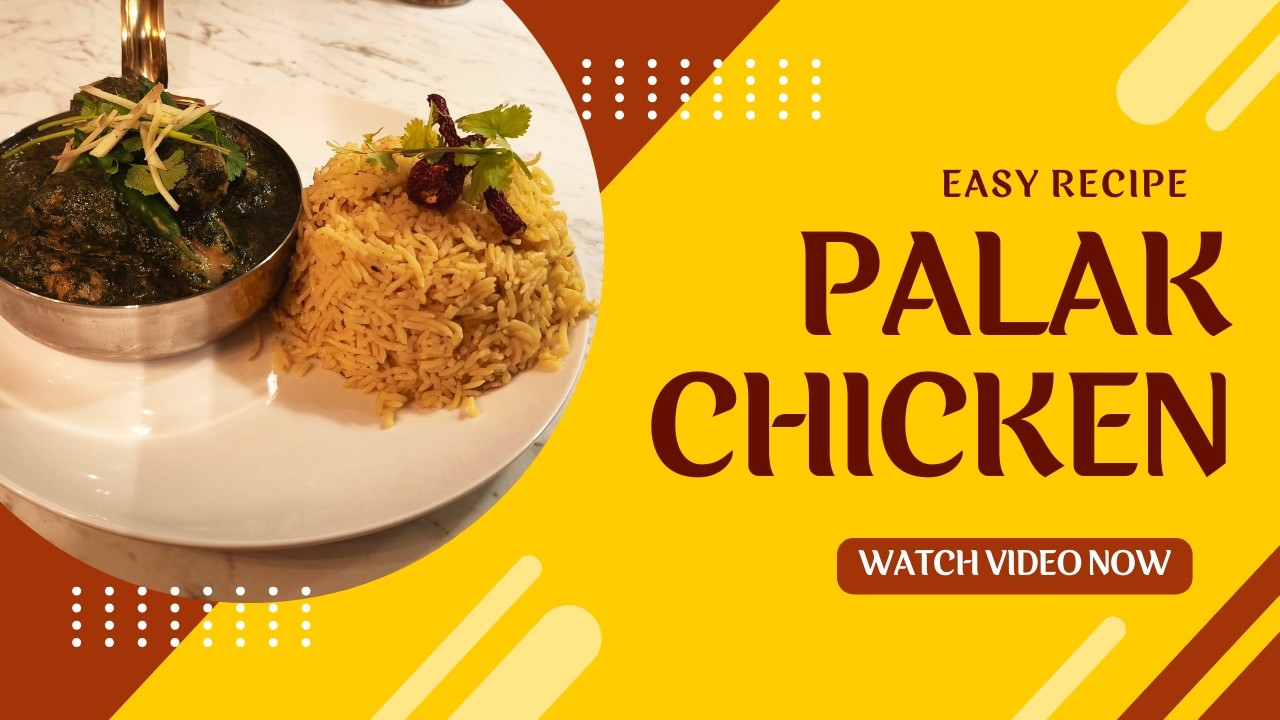 Palak Chicken 🌿🍗 | Healthy & Delicious Spinach Chicken Curry Recipe