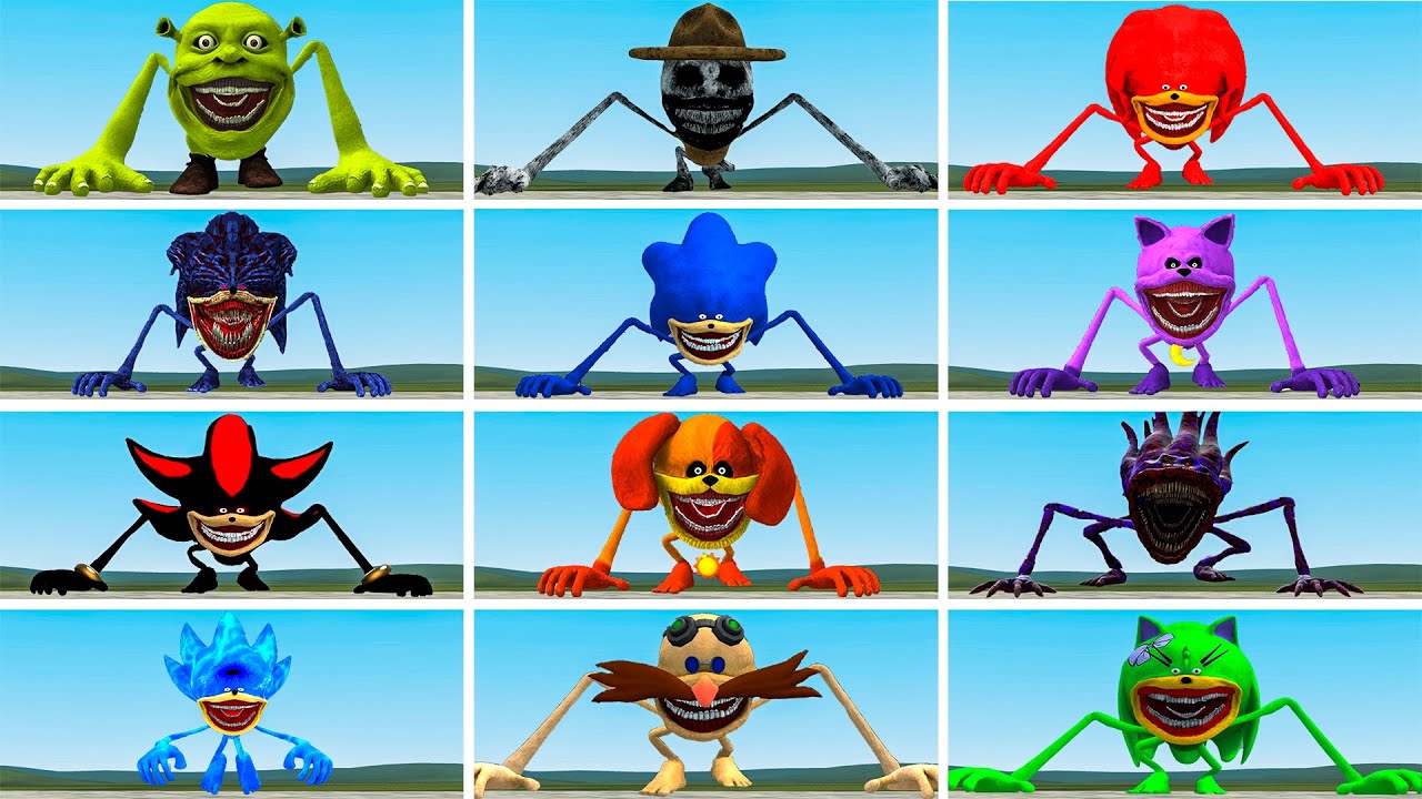 Who Is Stronger In Garry's Mod?ALL SKIBIDI TOILET BOSSES VS ALL THE SONIC TAPES FAMILY!