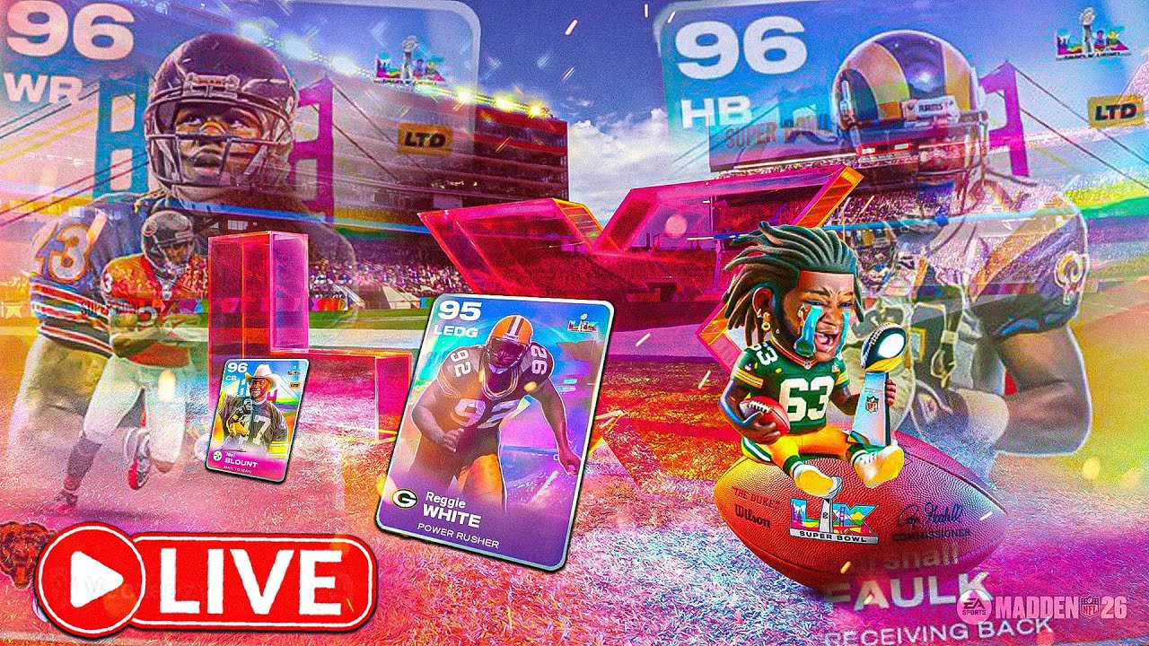 SUPERBOWL PROMO IS LIVE! MADDEN 26 ULTIMATE TEAM STREAM! PACKERS THEME TEAM! V