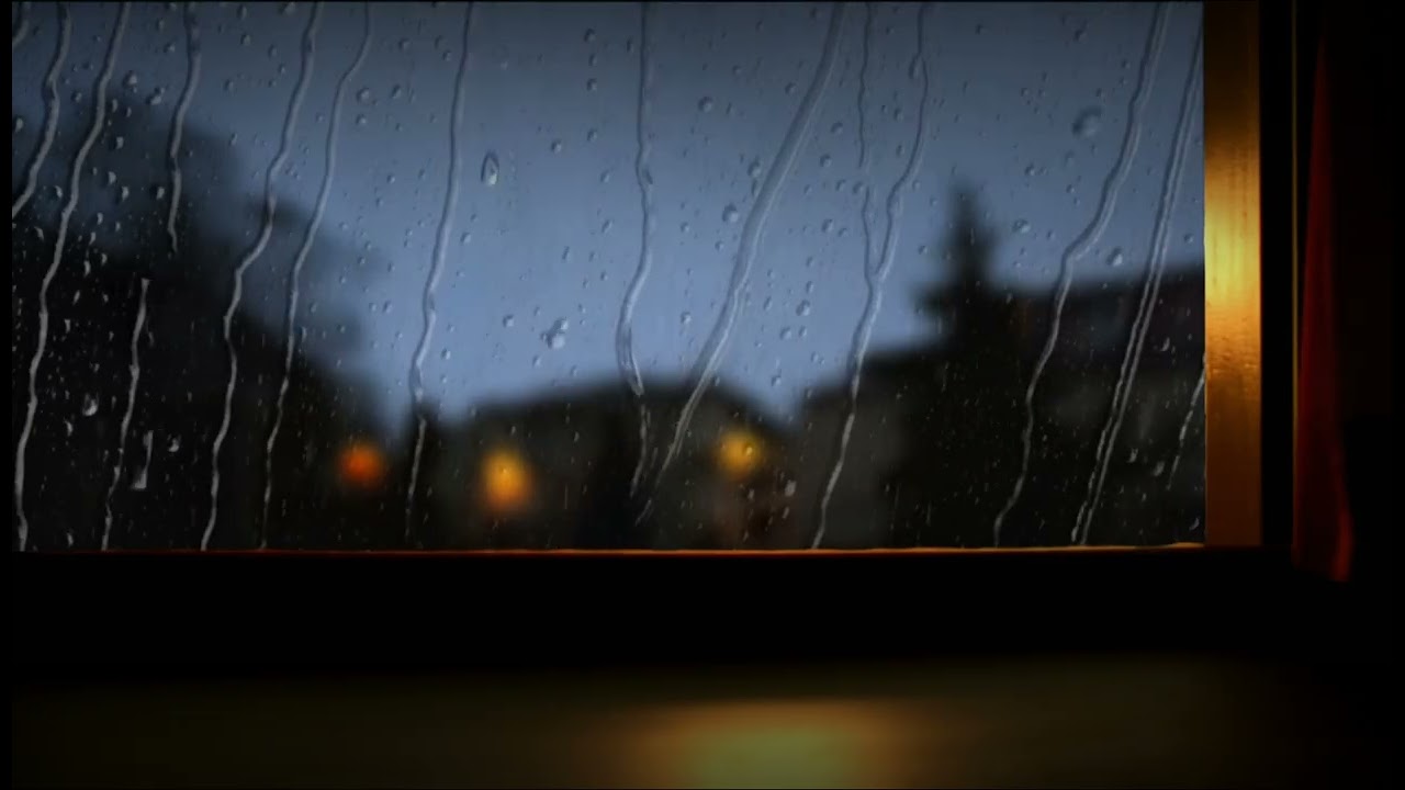 Heavy Rain on Window 🌧️ | Thunder Sounds for Deep Sleep & Relaxation | CalmForest  #sleepsounds