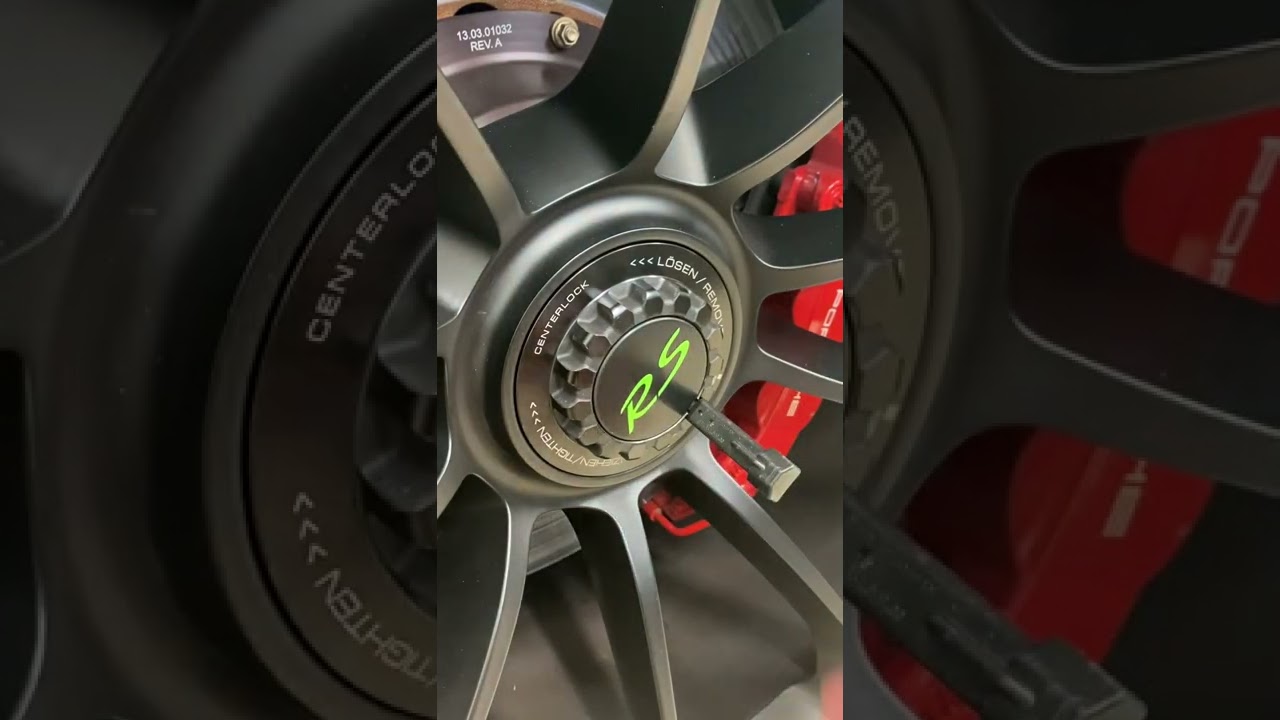 Porsche Centerlock Cap Removal
