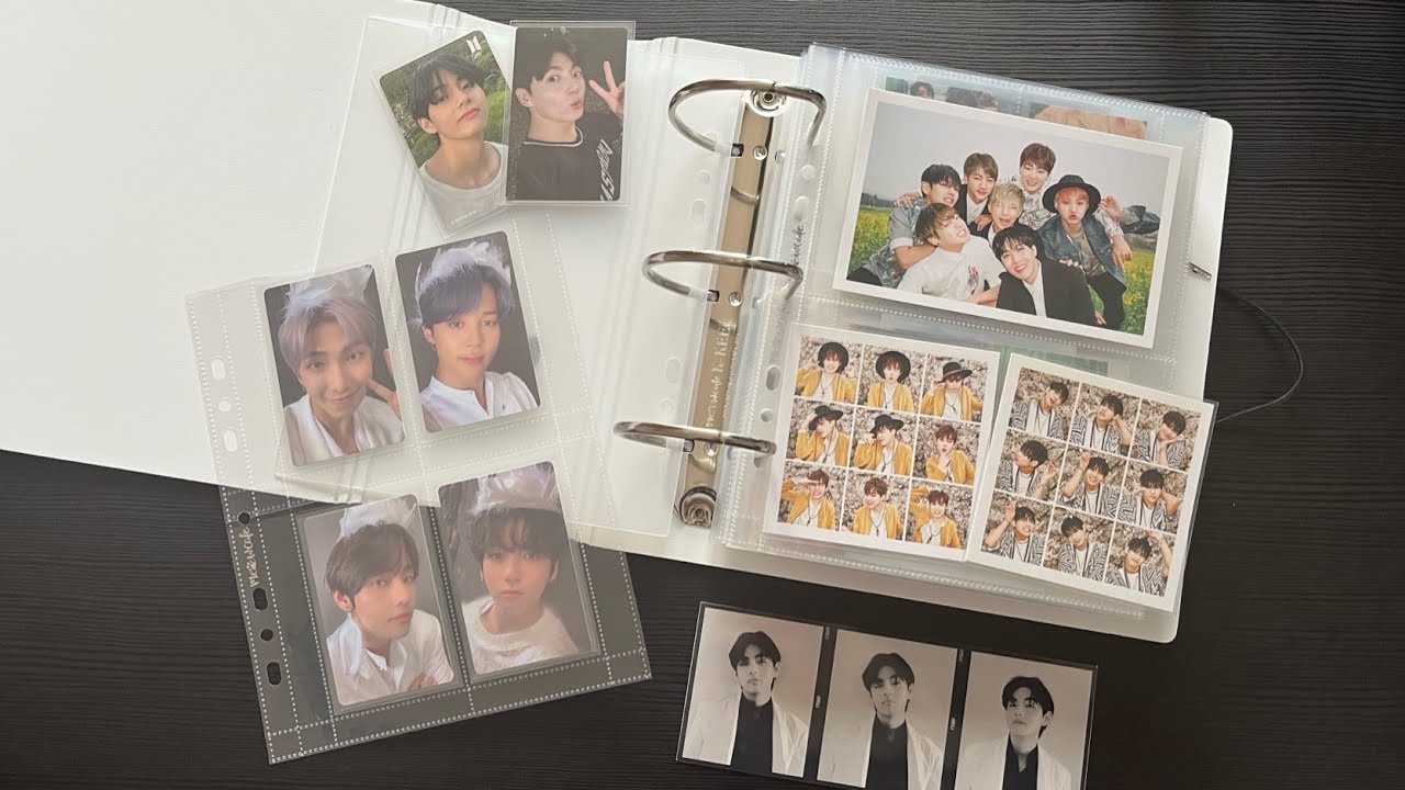 storing photocards #4: asmr bts binder organization (no talking)