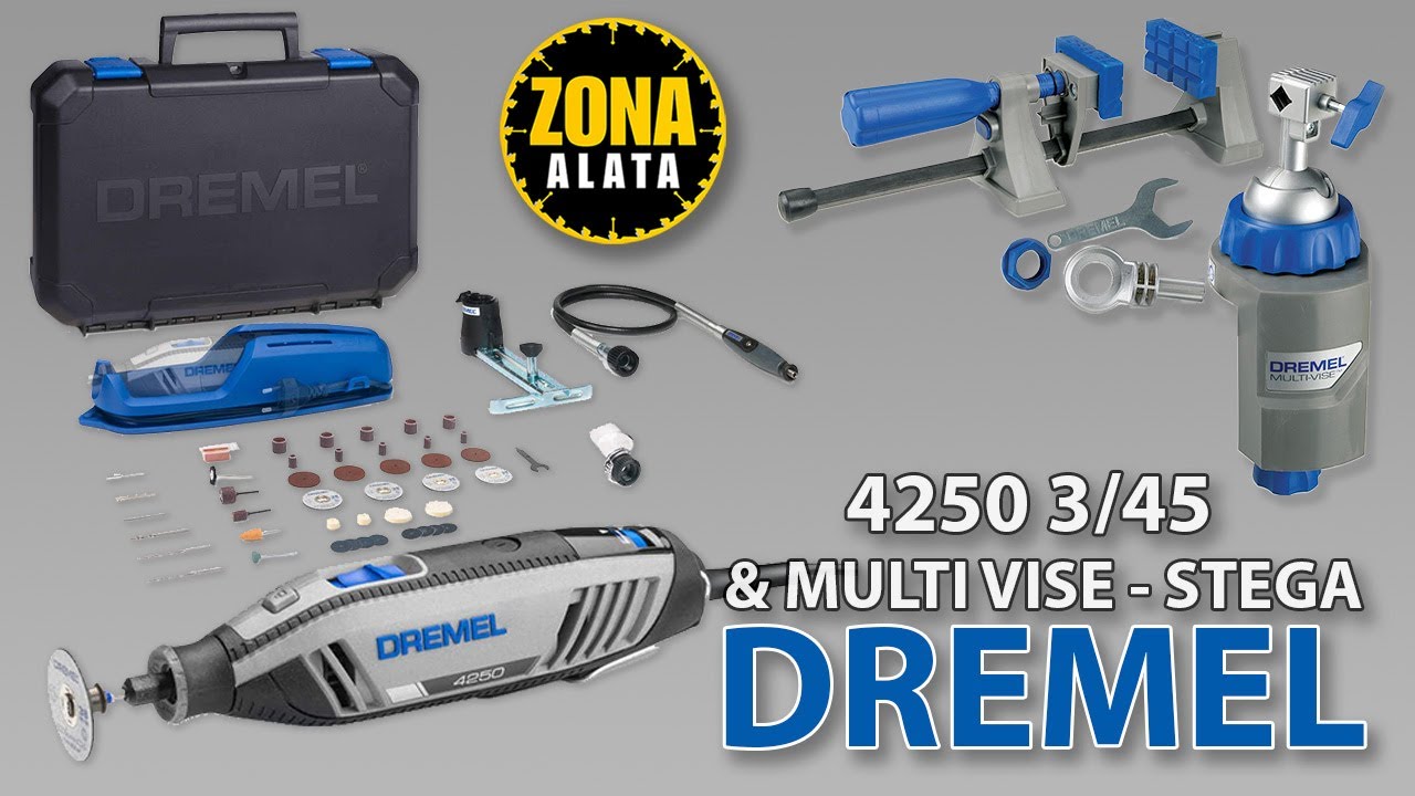 DREMEL 4250 3/45 Bijaks & DREMEL Multi-Vise Stega