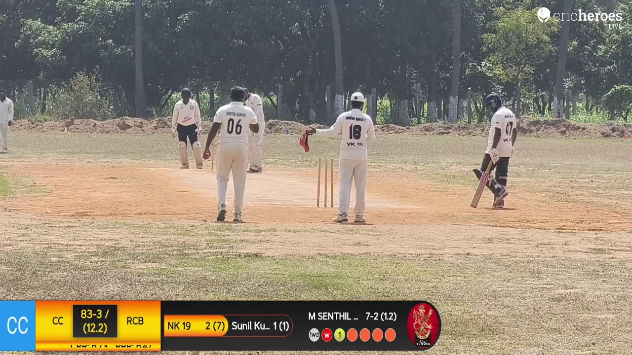 RCB vs Cheeku CC live cricket match | Individual live - Crickbeez Turf Ground Krishnagiri