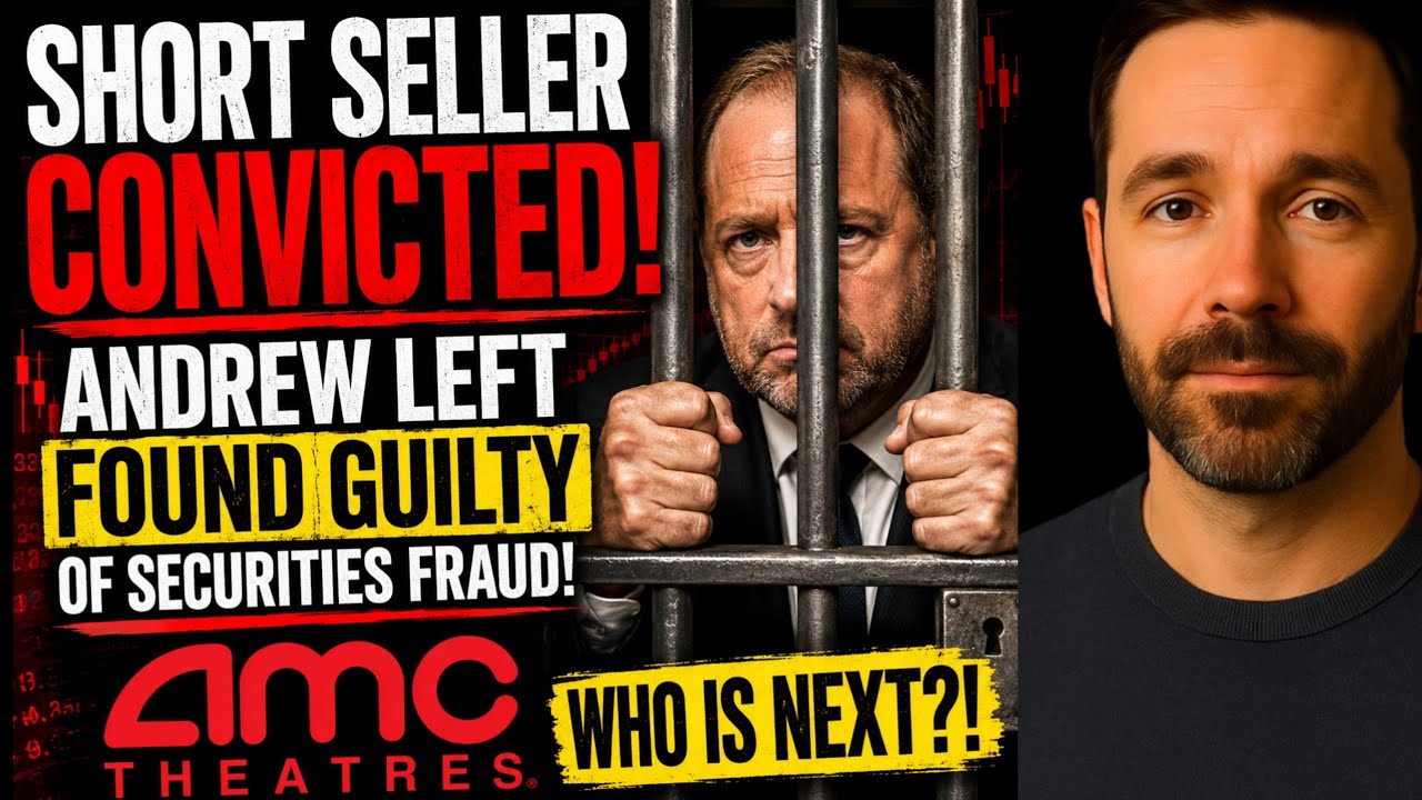 Акции AMC: Продавец коротких позиций осужден! Эндрю Лефт признан виновным в мошенничестве с ценны...