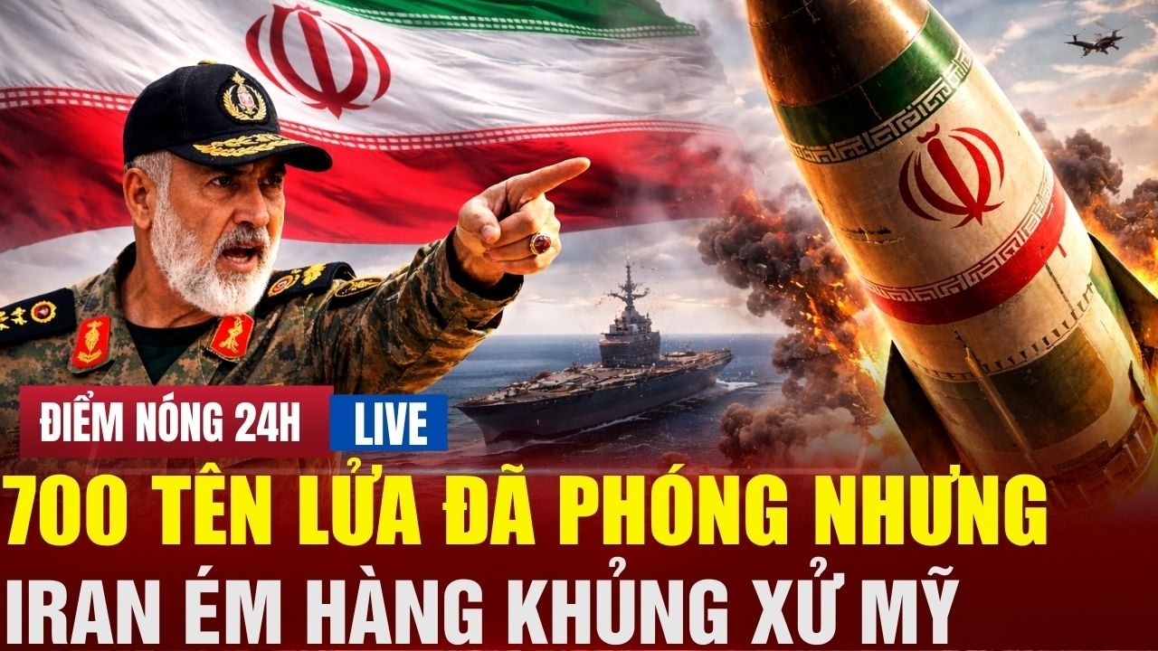 🔴Thế Giới Rúng Động: Iran phóng 700 tên lửa – Cảnh báo Mỹ vũ khí ‘hàng khủng’ vẫn chưa dùng