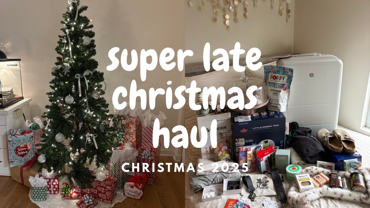 BETTER LATE THAN NEVER! - Christmas haul 2025