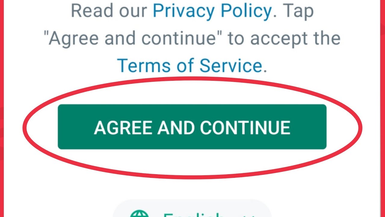WhatsApp || What is AGREE AND CONTINUE in WhatsApp