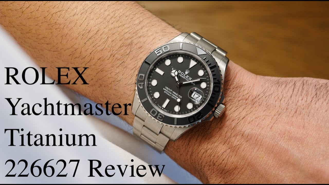 [4K] Rolex Yachtmaster 42 RLX Titanium 226627 Hands-On Review and Wrist Shots | Hafiz J Mehmood