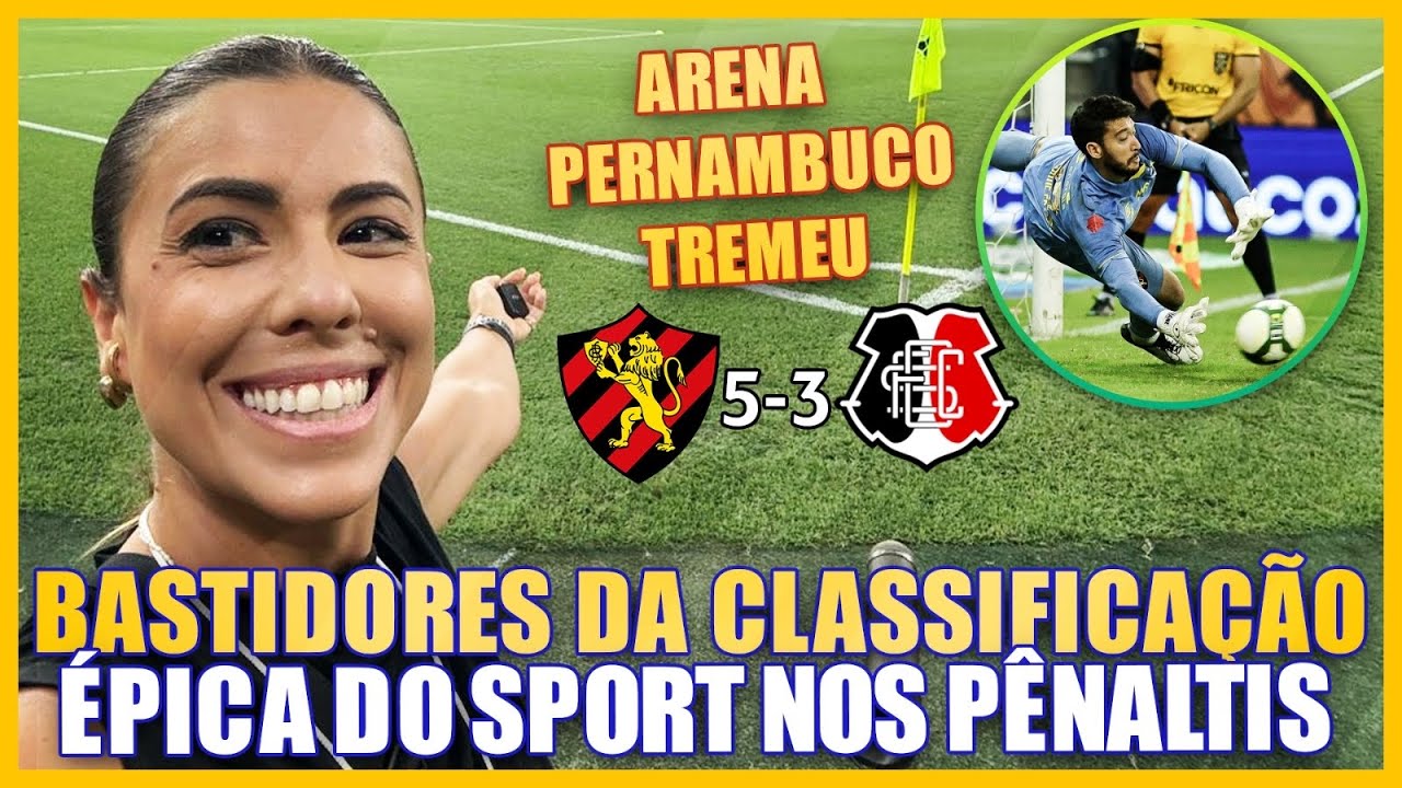 A ARENA PERNAMBUCO TREMEU COM A CLASSIFICAÇÃO ÉPICA DO SPORT NOS PÊNALTIS! Sport x Santa Cruz