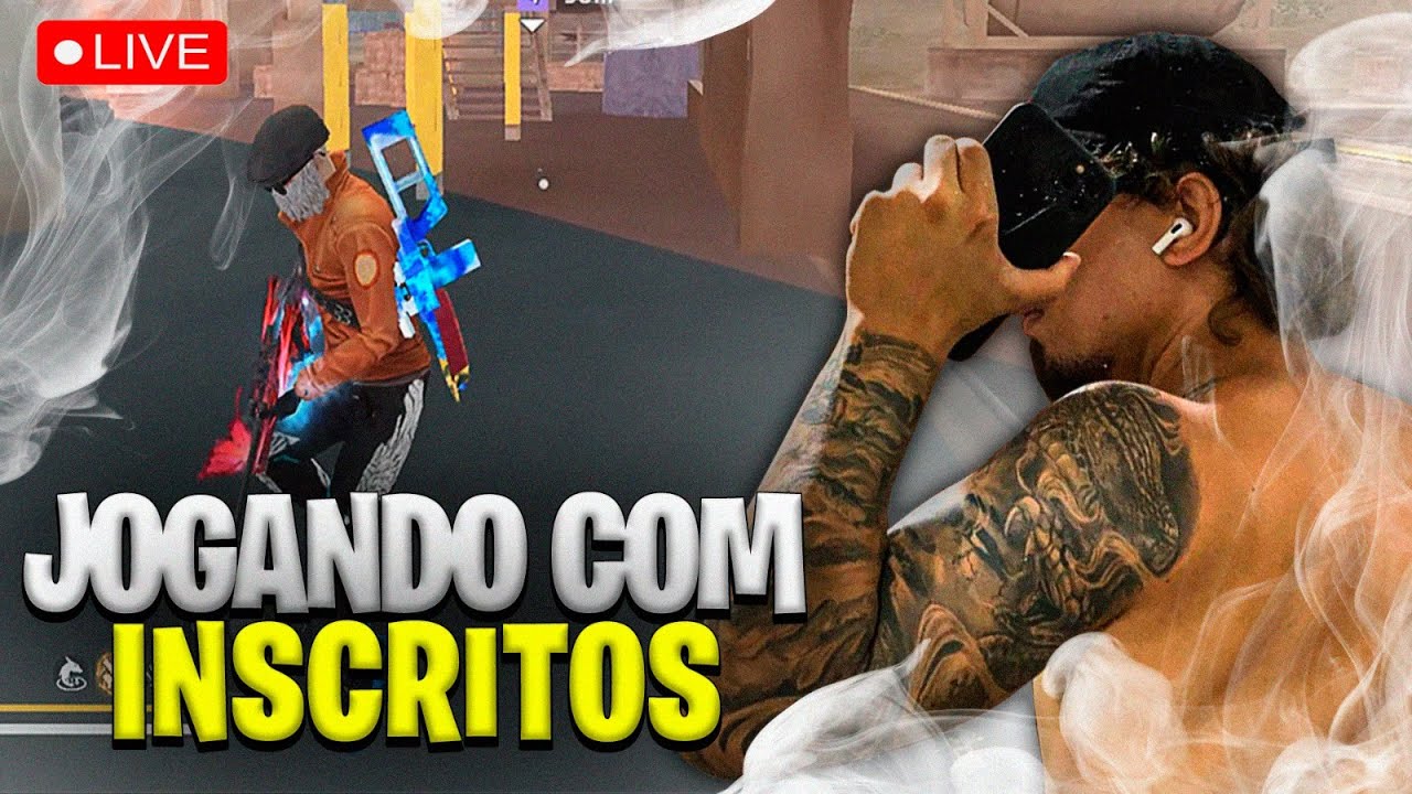 🟥DYLANX AO VIVO 🟥 - VEM JOGAR 6X6 E MAPA ABRIDO - FREE FIRE - 👑