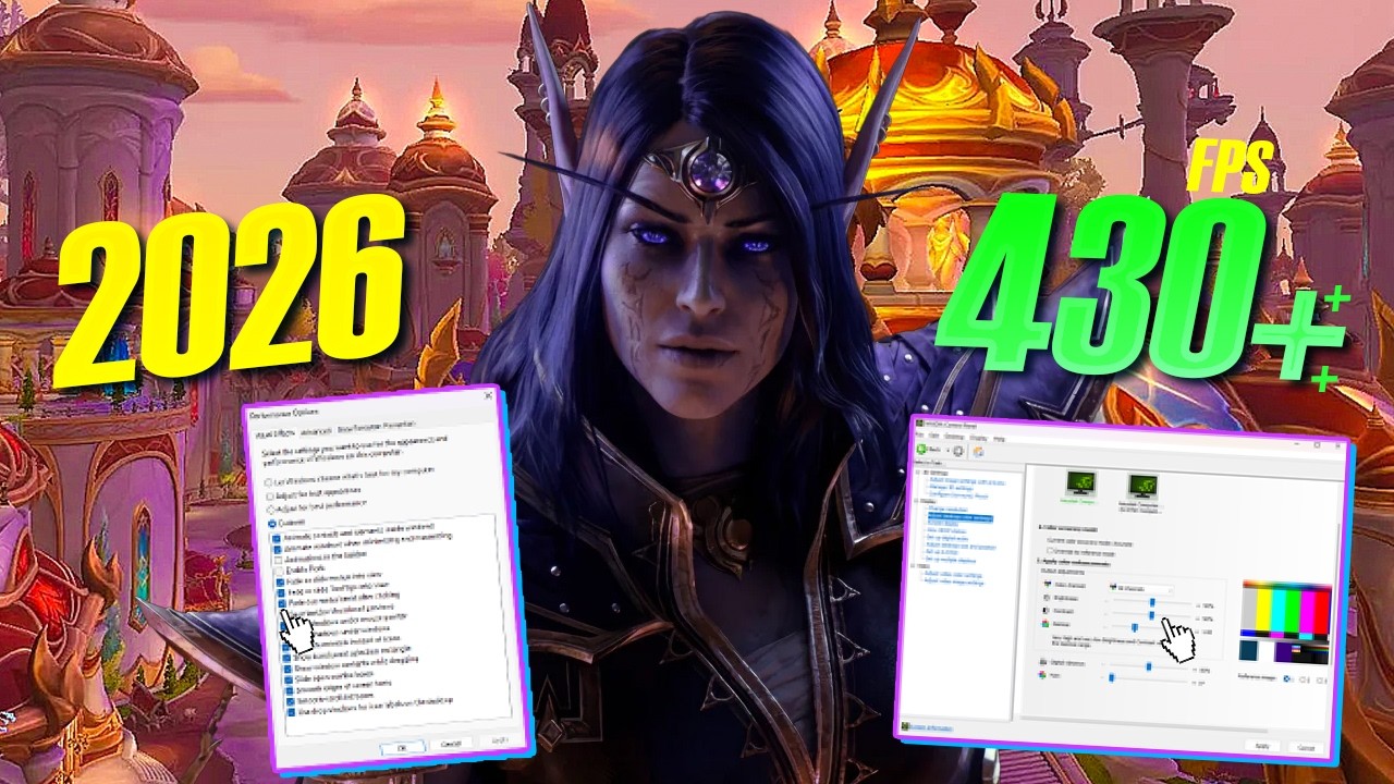 Как оптимизировать World of Warcraft для повышения частоты кадров в 2026 году (WoW Midnight)