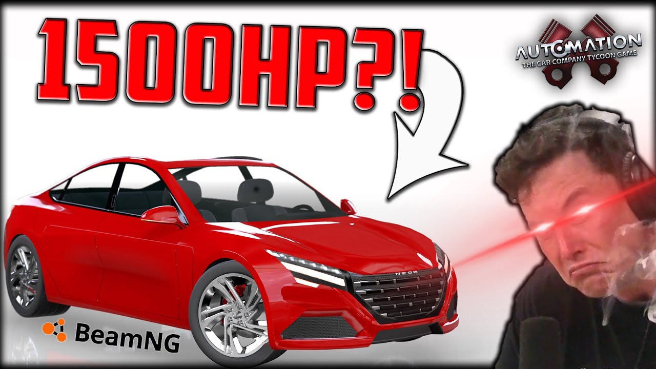 Building An ELECTRIC Hyper Sedan!! Automation - BeamNG