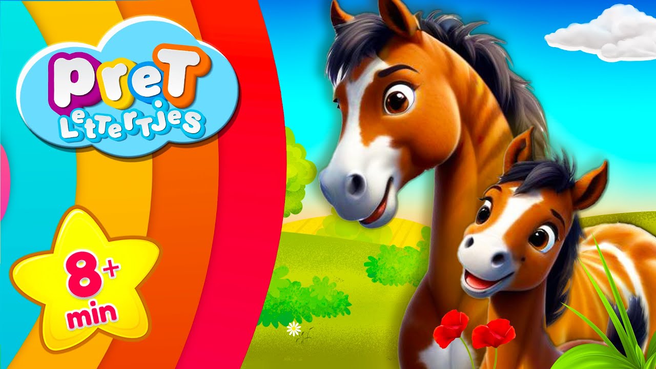 Dieren Leren Voor Peuters | Taalontwikkeling ⭐ Pretlettertjes: Leukste Dieren Filmpjes ⭐ Nederlands