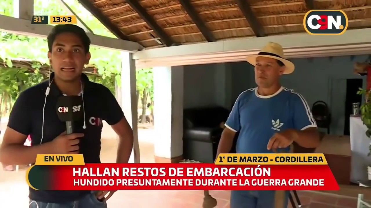Hallan restos de embarcación que sería de la Triple Alianza