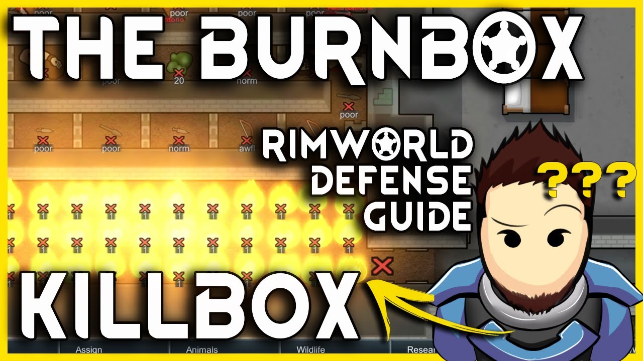 Руководство по обороне RimWorld — Burn Box / Heat Killbox [2024, 1.5+]