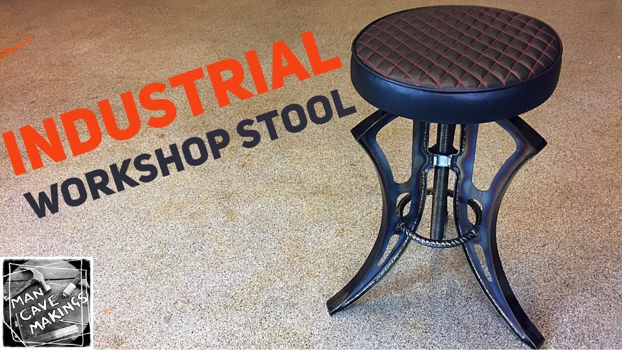How to make an adjustable height workshop stool