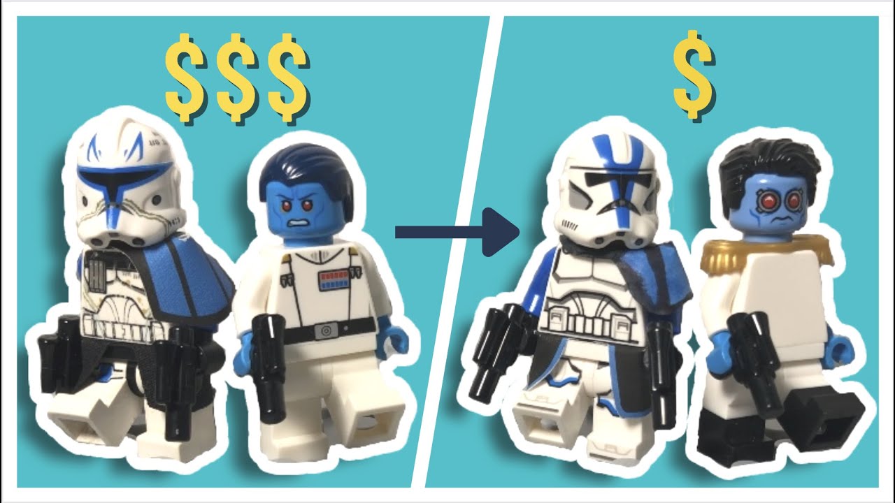 Expensive LEGO Star Wars Minifigures Made Cheap!!!