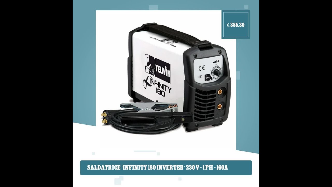 SALDATRICE 'INFINITY 180 INVERTER' 230 V - 1 PH - 160A