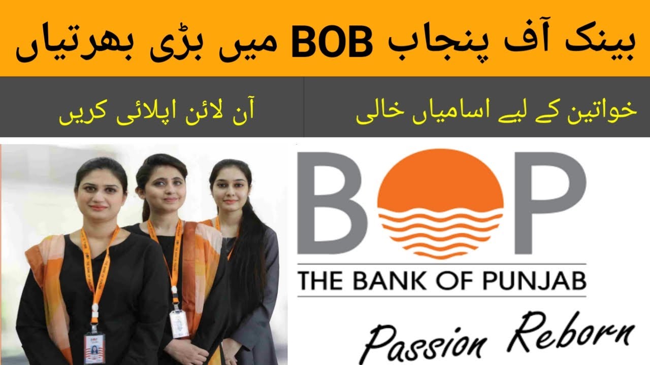 The Bank of Punjab BOP Jobs 2021 | www.bop.com.pk  #expert_knowledge #rozigo #trending_no_1