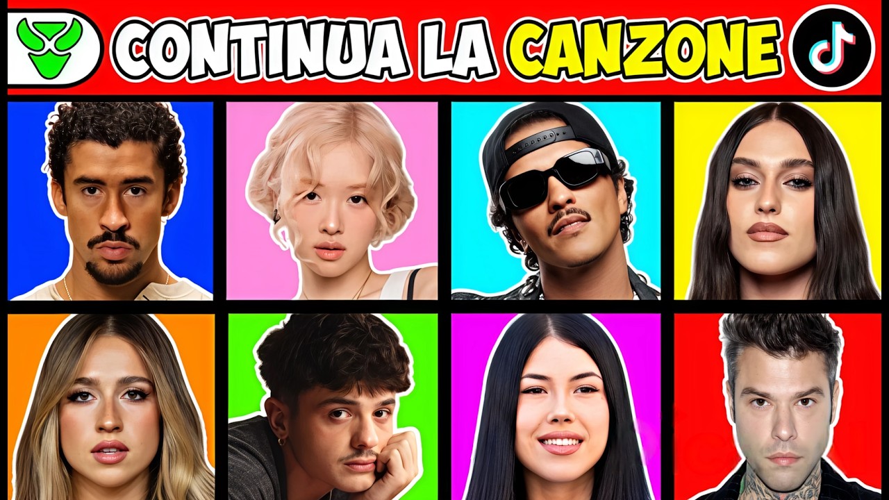QUIZ - CONTINUA LE CANZONI PIÙ VIRALI DI TIK TOK 2025🎤🎵 ||  FINISH THE LYRICS  [QUIZ 2025]