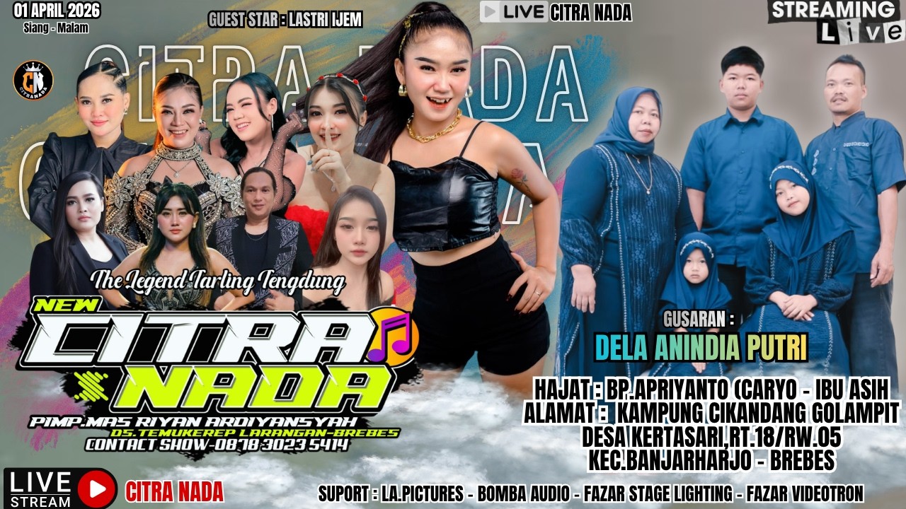 CITRA NADA LIVE KAMPUNG CIKANDANG GOLAMPIT - KERTASARI // KEC.BANJARHARJO - BREBES // 1 APRIL 2026
