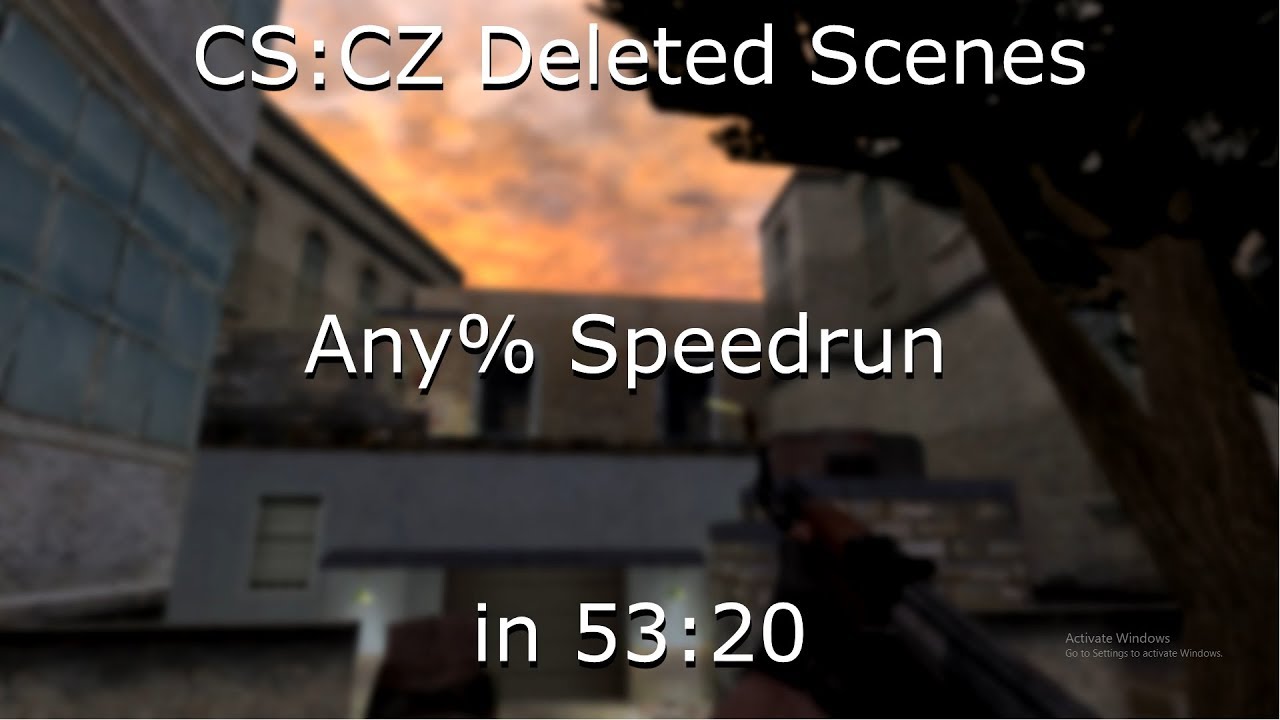 CS:CZ Deleted Scenes Any% Speedrun in 53:20