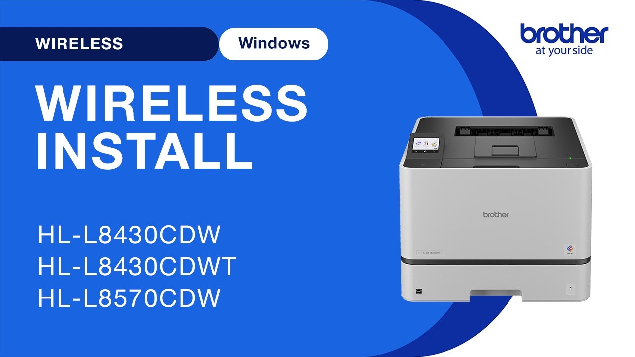 HLL8430CDW wireless setup - Windows