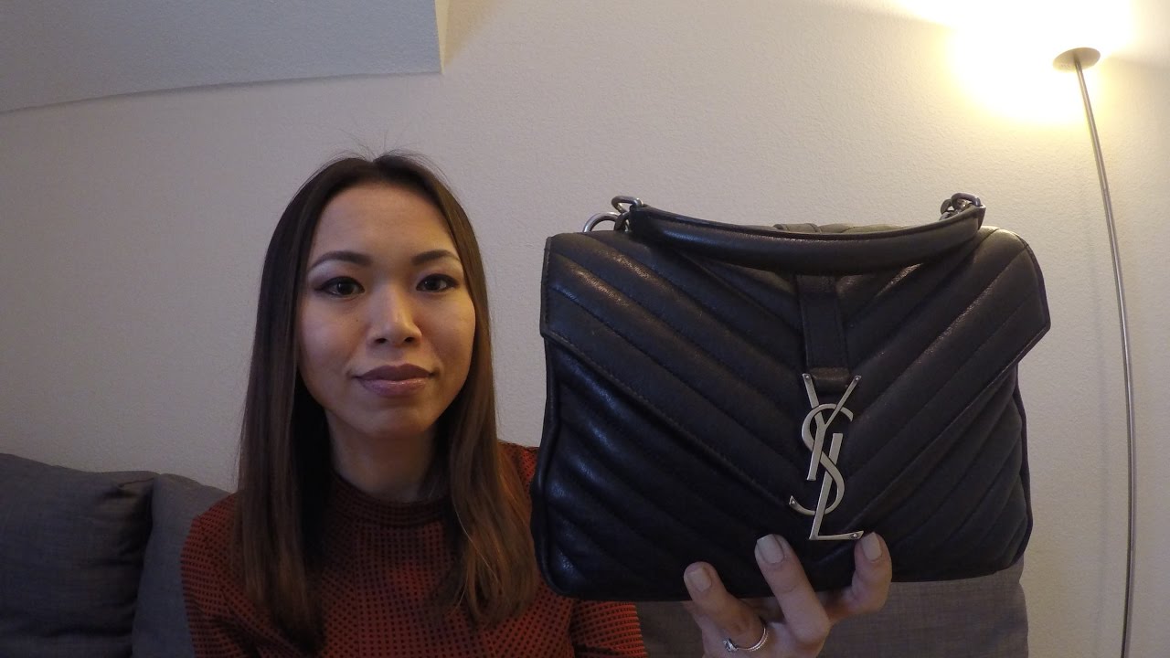 YSL Saint Laurent Medium College Bag Description & Review