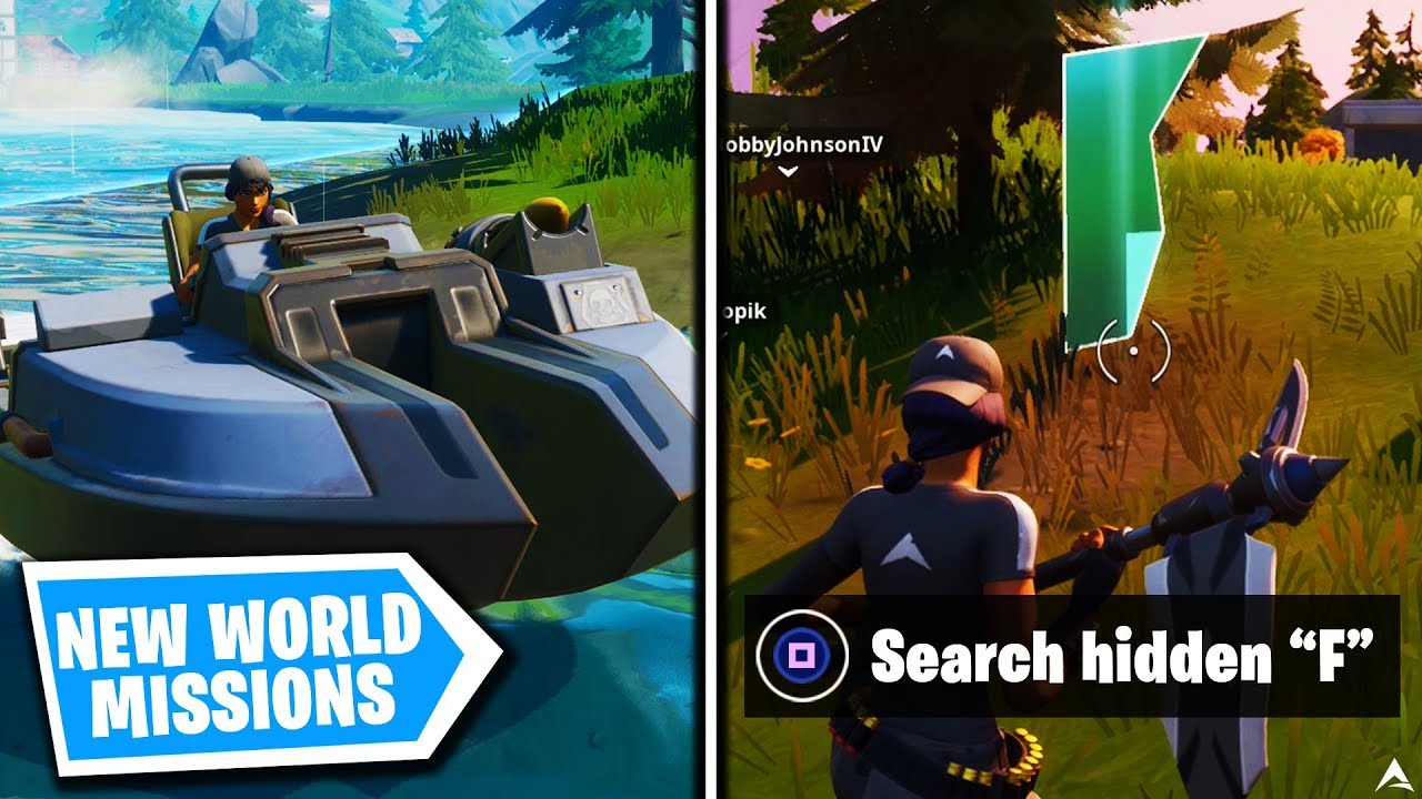 All NEW WORLD MISSIONS and REWARDS on Fortnite Chapter 2 Season 1...