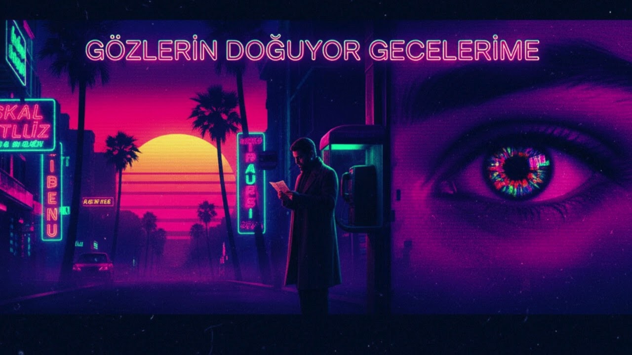 Zeki Müren - Gözlerin Doğuyor Gecelerime |  Dark Synthwave / Retrowave