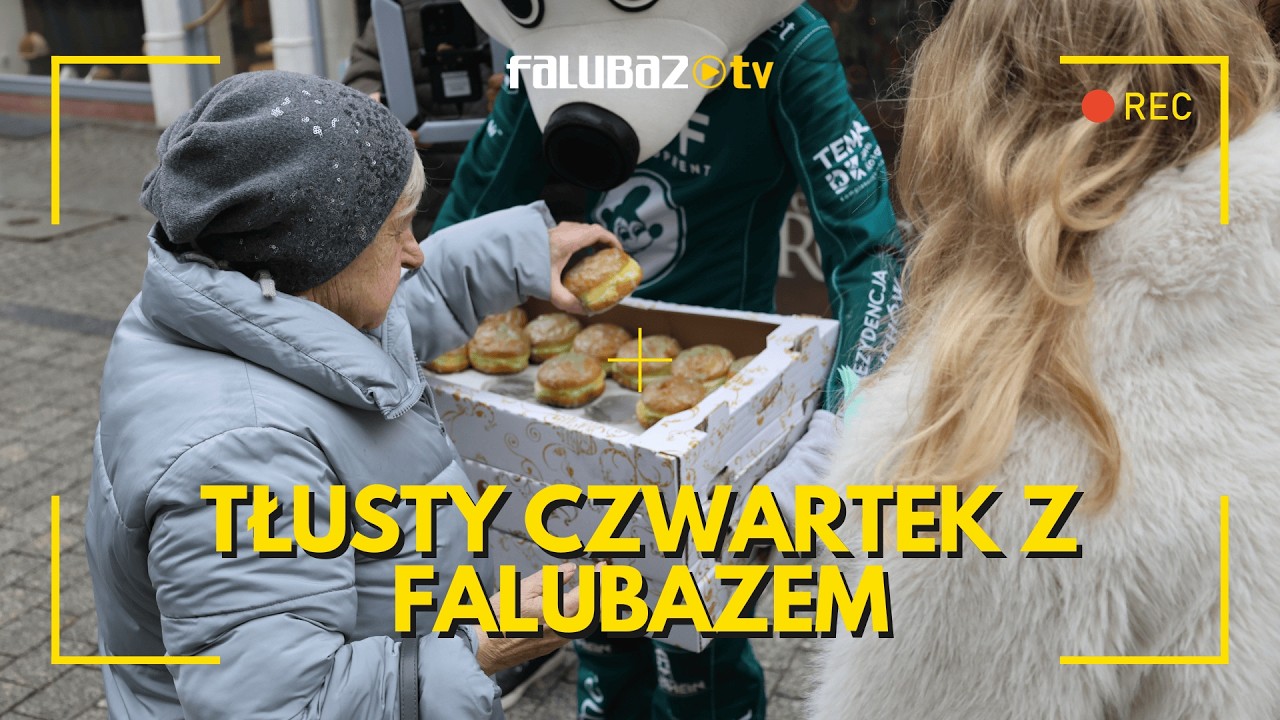 Tłusty Czwartek z Falubazem na zielonogórskim deptaku