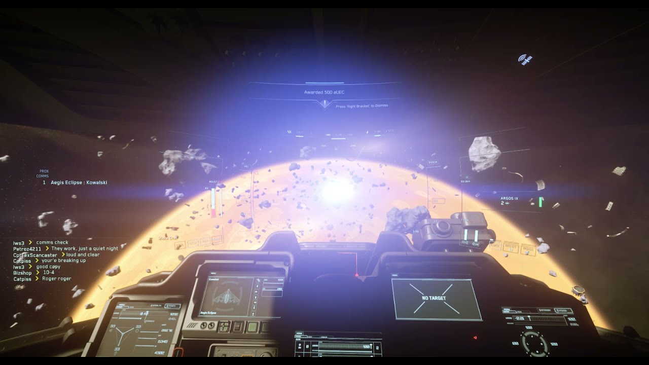 Star Citizen - Eclipse Pops an Idris