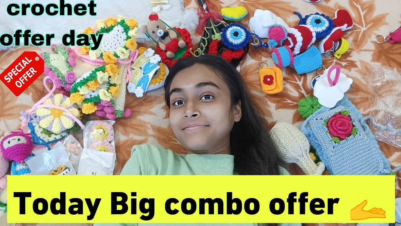 Crochet big combo discount 🎉🥳/ staring combo 299/only 😱