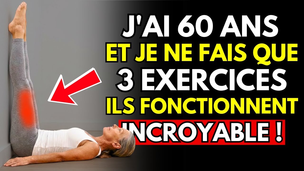 Chirurgien RÉVÈLE: Si Vous Avez Plus de 60 Ans, Ces 3 Exercices SAUVENT la Circulation de Vos Jambes