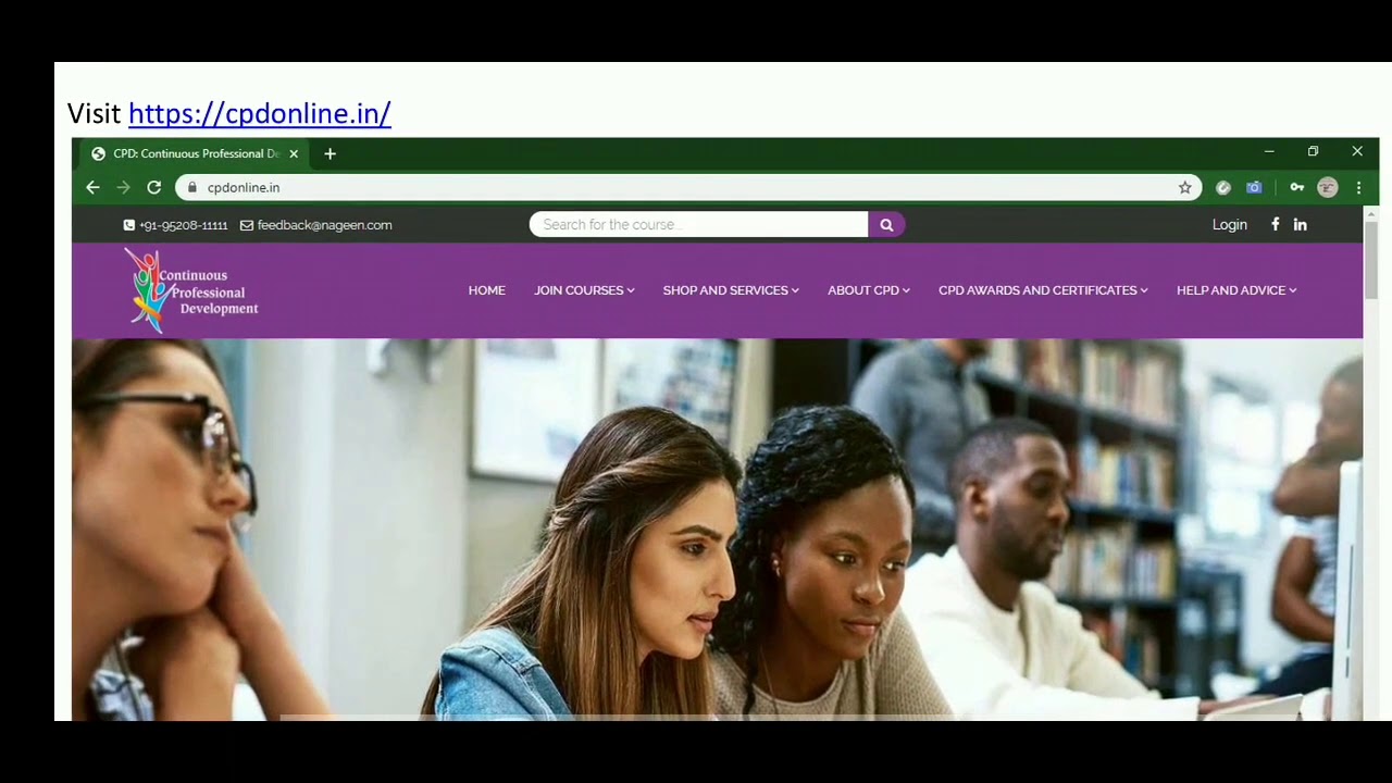 How to login cpdonline