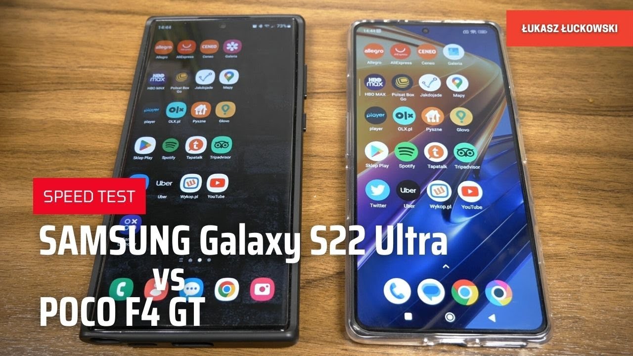 SAMSUNG Galaxy S22 Ultra vs POCO F4 GT SPEED TEST Exynos 2200 vs Snapdragon 8 Gen 1