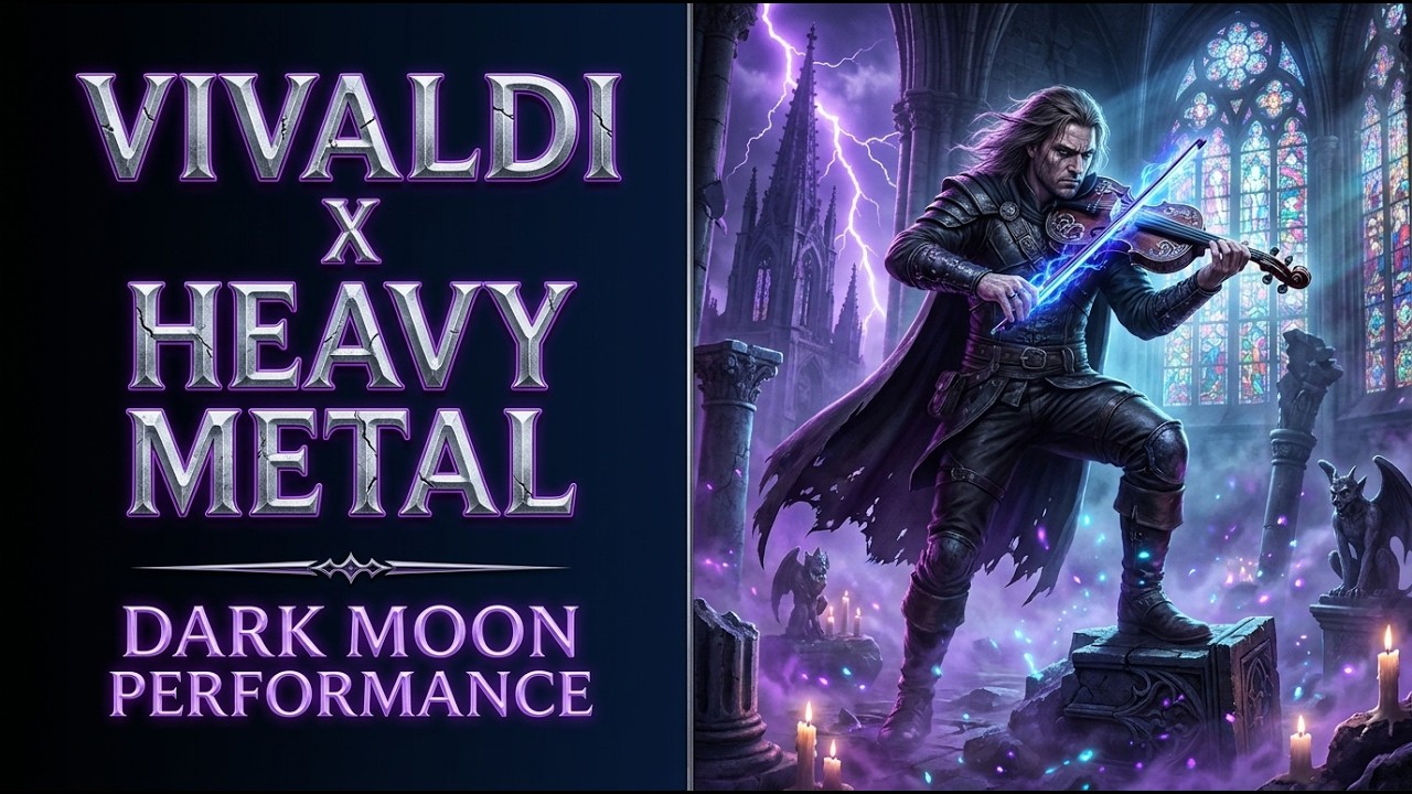 Vivaldi x Chopin x Mozart x Heavy Metal | 1 hour Intense Dark Baroque Focus Session